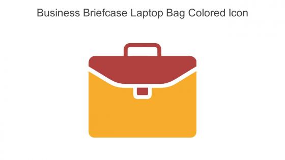 Business Briefcase Laptop Bag Colored Icon In Powerpoint Pptx Png And Editable Eps Format