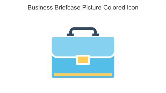 Business Briefcase Picture Colored Icon In Powerpoint Pptx Png And Editable Eps Format