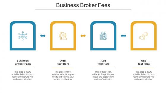 Business Broker Fees Ppt Powerpoint Presentation Professional Gridlines Cpb