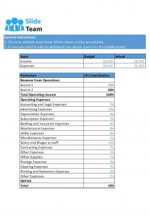 Business Budget Variance Analysis Sheet Excel Spreadsheet Worksheet Xlcsv  XL SS