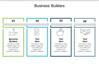 Business builders ppt powerpoint presentation pictures slide download cpb