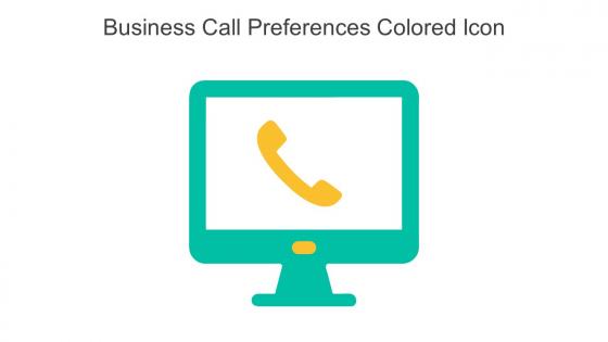 Business Call Preferences Colored Icon In Powerpoint Pptx Png And Editable Eps Format