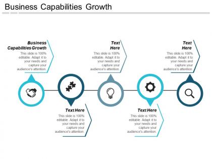 Business capabilities growth ppt powerpoint presentation gallery model cpb