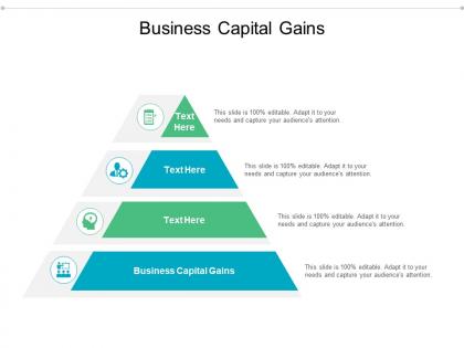 Business capital gains ppt powerpoint presentation gallery graphics template cpb