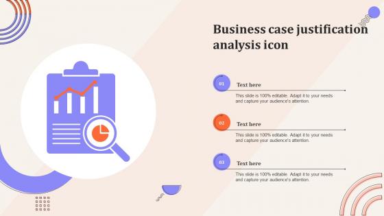 Business Case Justification Analysis Icon