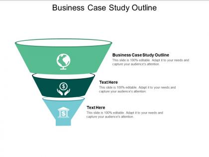 Business case study outline ppt powerpoint presentation icon graphic tips cpb