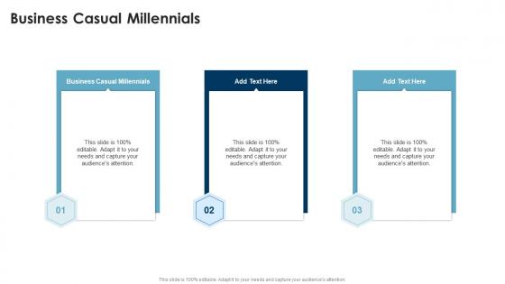 Business Casual Millennials In Powerpoint And Google Slides Cpb