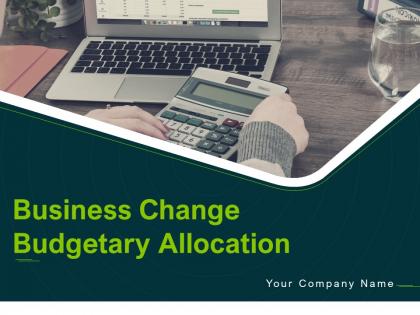 Business change budgetary allocation powerpoint presentation slides
