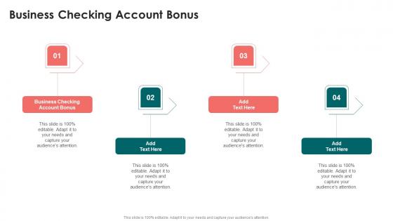 Business Checking Account Bonus In Powerpoint And Google Slides Cpb