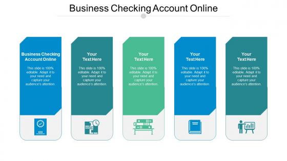 Business checking account online ppt powerpoint presentation pictures graphics cpb
