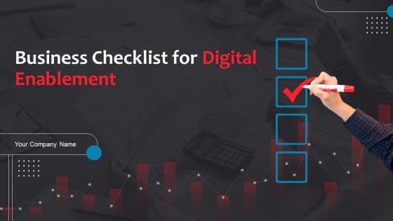 Business Checklist For Digital Enablement Powerpoint Presentation Slides