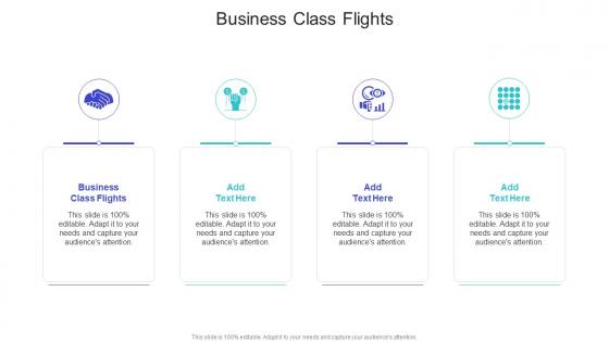 Business Class Flights In Powerpoint And Google Slides Cpb
