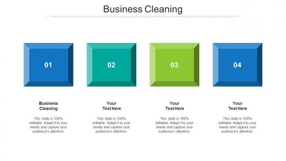 Business Cleaning Ppt Powerpoint Presentation Styles Model Cpb