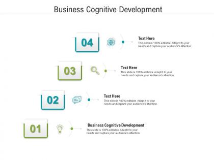 Business cognitive development ppt powerpoint presentation summary ideas cpb