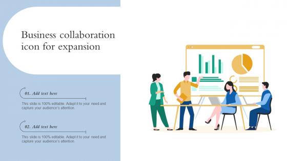 Collaboration Icon - SlideTeam