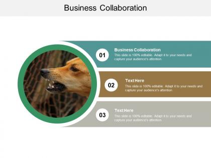 Business collaboration ppt powerpoint presentation file design templates cpb