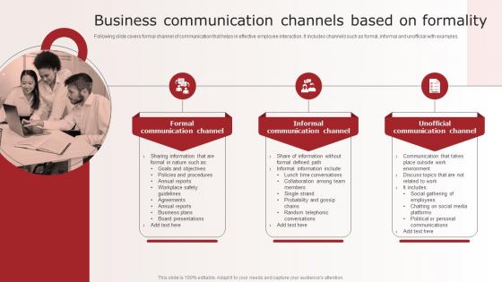 Business Communication Channels Based On Optimizing Upward Communication Techniques