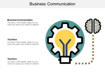 Business communication ppt powerpoint presentation file designs download cpb