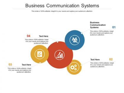 Business communication systems ppt powerpoint presentation model graphics cpb