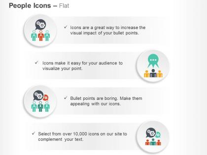 Business communication team discussion ppt icons graphics
