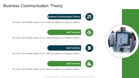 Business Communication Theory In Powerpoint And Google Slides Cpb