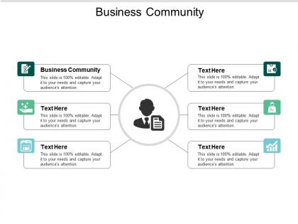 Business community ppt powerpoint presentation slides guide cpb