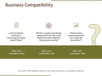 Business compatibility example of ppt