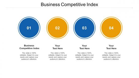 Business competitive index ppt powerpoint presentation summary graphics pictures cpb