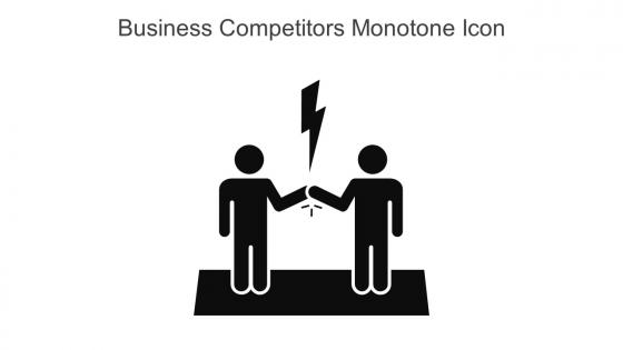 Business Competitors Monotone Icon In Powerpoint Pptx Png And Editable Eps Format