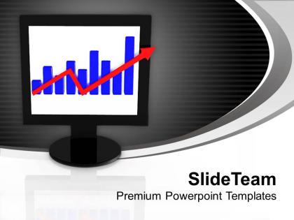 Business computer presentation bar graph success powerpoint templates ppt themes and graphics 0113