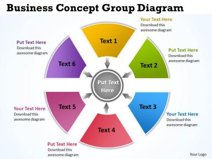 Business concept group diagram 5
