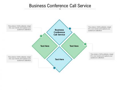 Business conference call service ppt powerpoint presentation portfolio portrait cpb