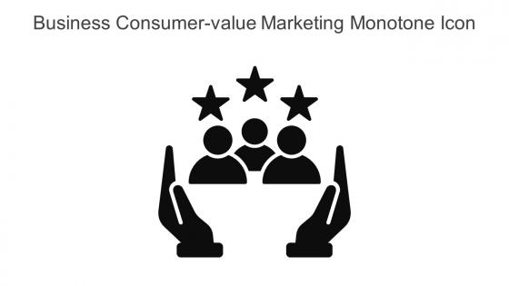 Business Consumer Value Marketing Monotone Icon In Powerpoint Pptx Png And Editable Eps Format
