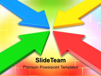 Business context presentation templates colored arrow ppt slides powerpoint