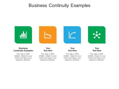 Business continuity examples ppt powerpoint presentation pictures guidelines cpb
