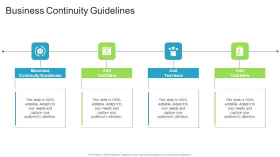 Business Continuity Guidelines In Powerpoint And Google Slides Cpb