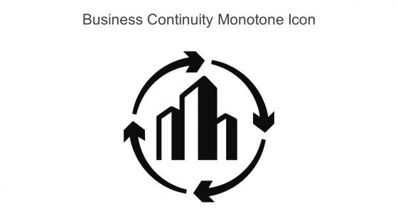 Business Continuity Monotone Icon In Powerpoint Pptx Png And Editable Eps Format