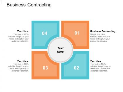 Business contracting ppt powerpoint presentation file designs download cpb
