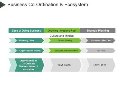 Business coordination and ecosystem sample of ppt presentation
