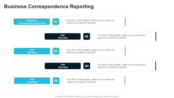 Business Correspondence Reporting In Powerpoint And Google Slides Cpb