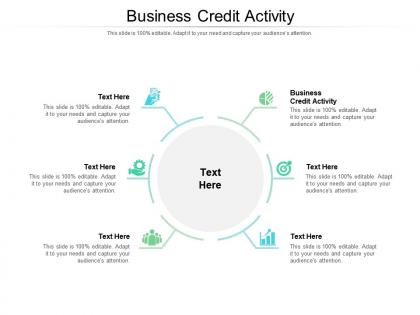 Business credit activity ppt powerpoint presentation icon aids cpb