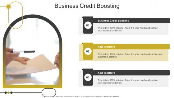 Business Credit Boosting In Powerpoint And Google Slides Cpb