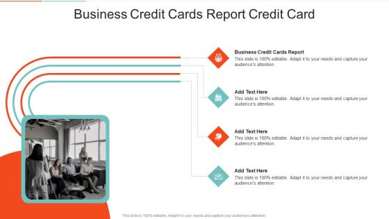 Business Credit Cards Report Credit Card In Powerpoint And Google Slides Cpb