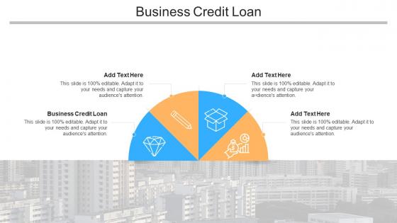 Business Credit Loan Ppt Powerpoint Presentation File Styles Cpb