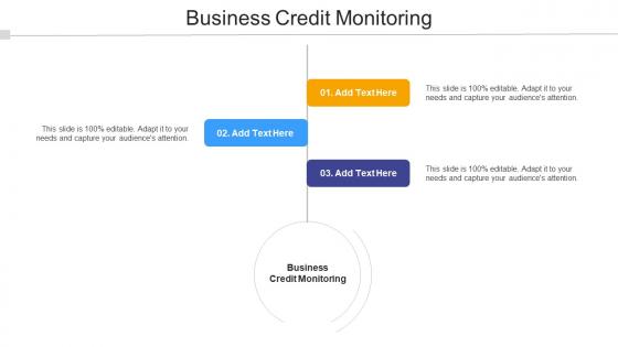 Business Credit Monitoring Ppt Powerpoint Presentation Outline Layouts Cpb