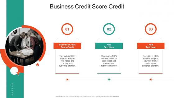 Business Credit Score Credit In Powerpoint And Google Slides Cpb