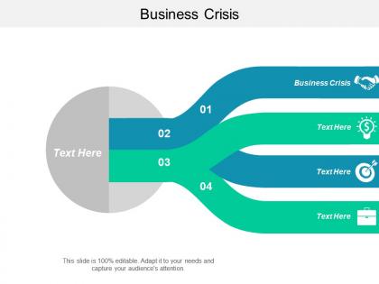 Business crisis ppt powerpoint presentation gallery display cpb