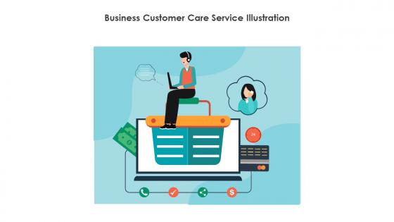 Business Customer Care Service Illustration
