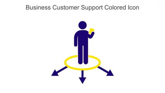Business Customer Support Colored Icon In Powerpoint Pptx Png And Editable Eps Format