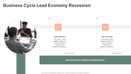 Business Cycle Lead Economy Recession In Powerpoint And Google Slides Cpb
